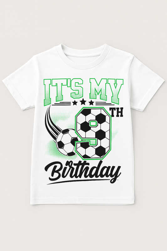 Детска Тениска "Това е моят 9-ти Рожден ден"