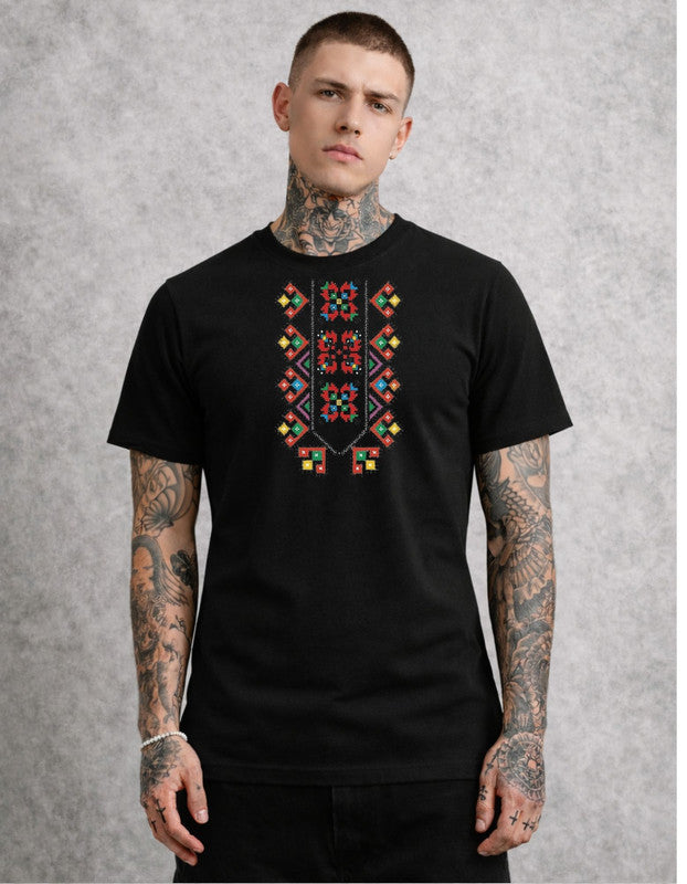 T-shirt with artistic design style