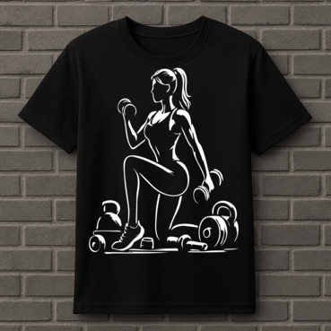 Tricou „Fată sportivă”