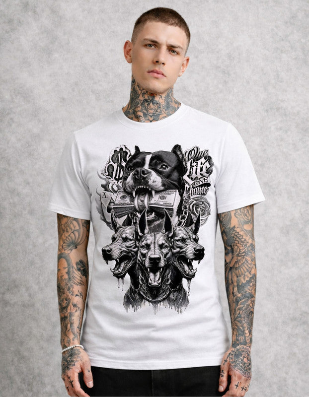 Tricou cu un concept vizual distinctiv
