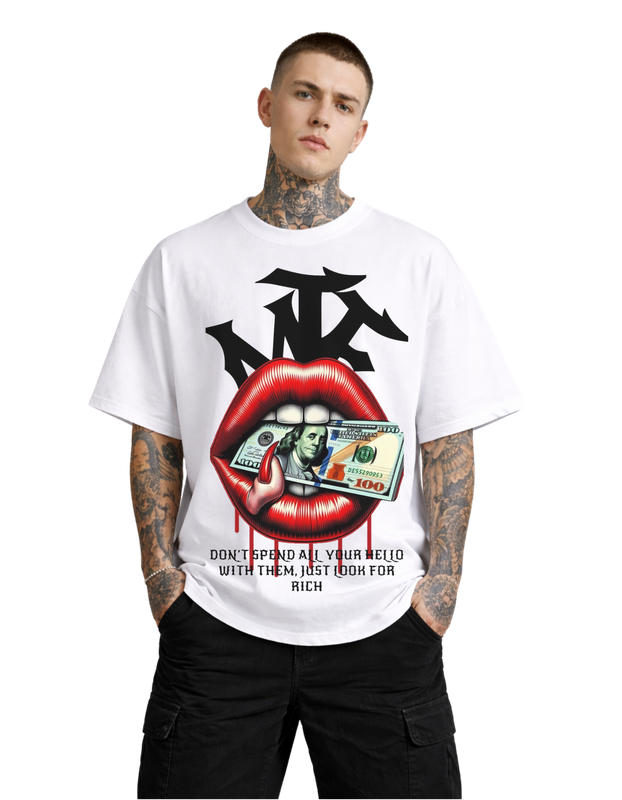 Oversized - Тениска с акцентна графика