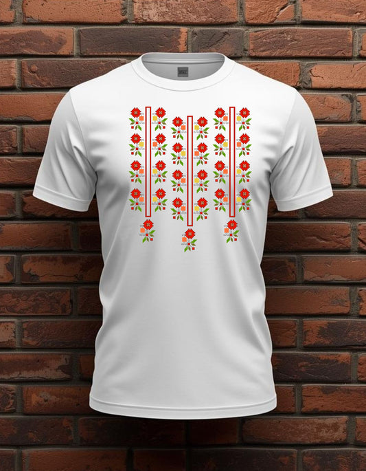 T-shirt with Bulgarian embroidery-1