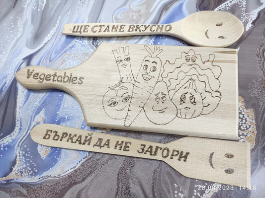 Гравирана дъска с пожелание-72