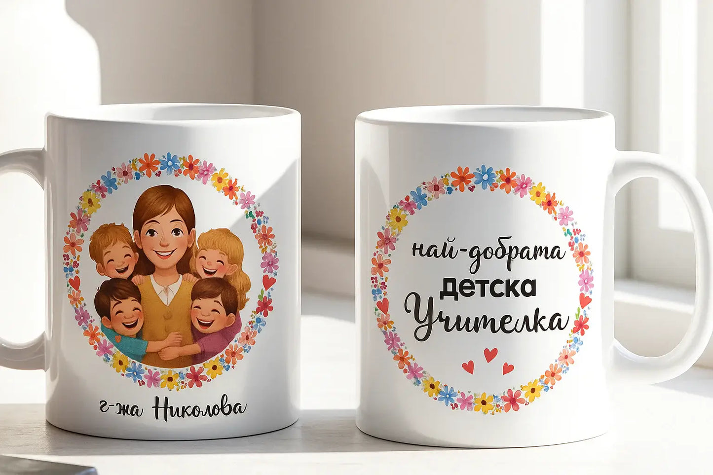 Чаша „Най-добрата детска учителка“