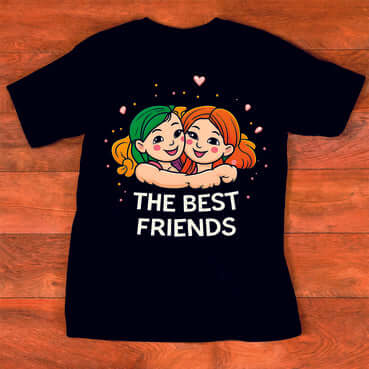 Тениска "The Best Friends"
