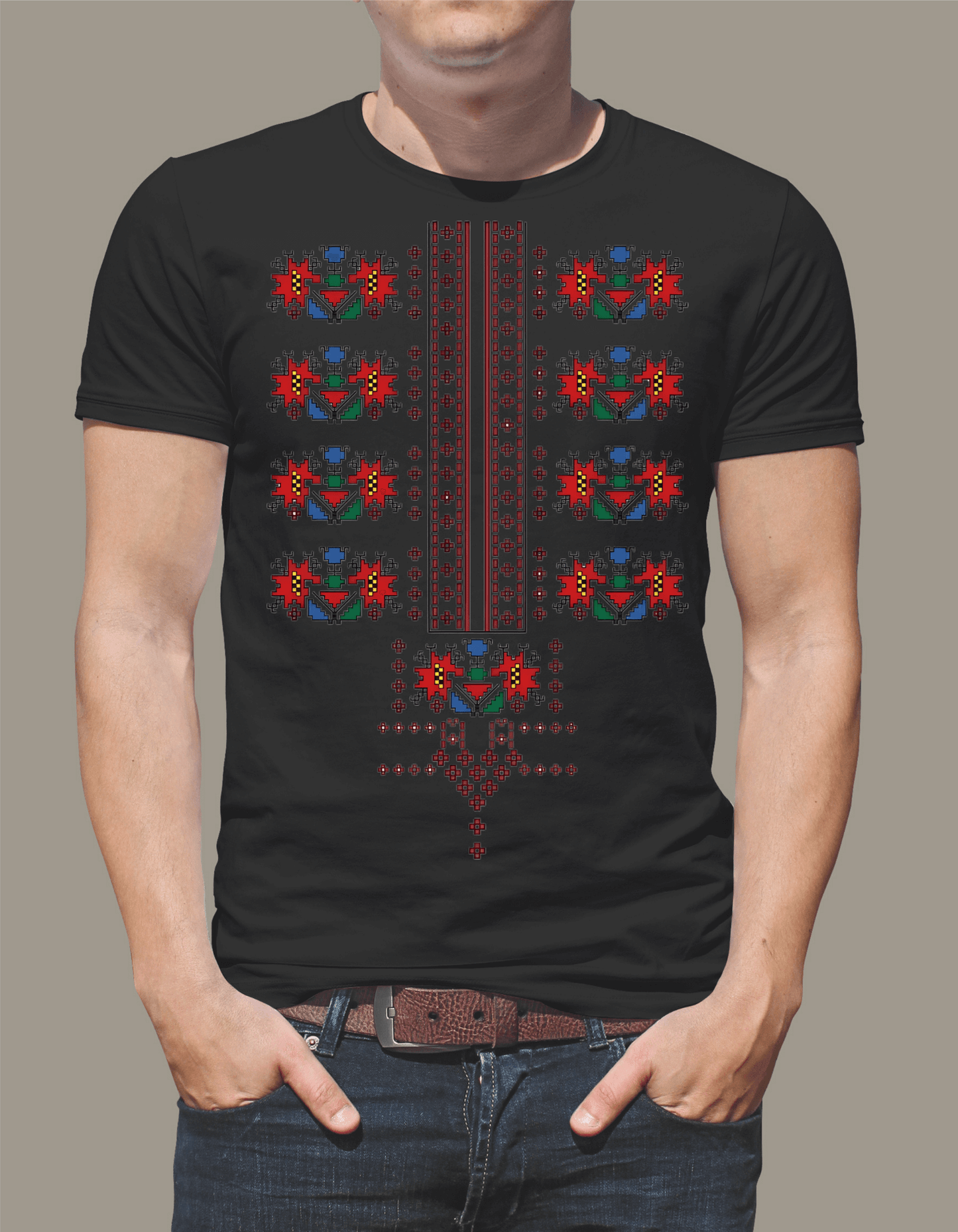 Тениска с българска шевица-2