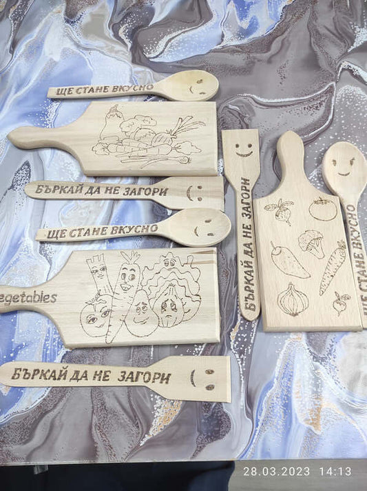 Гравирана дъска с пожелание-70