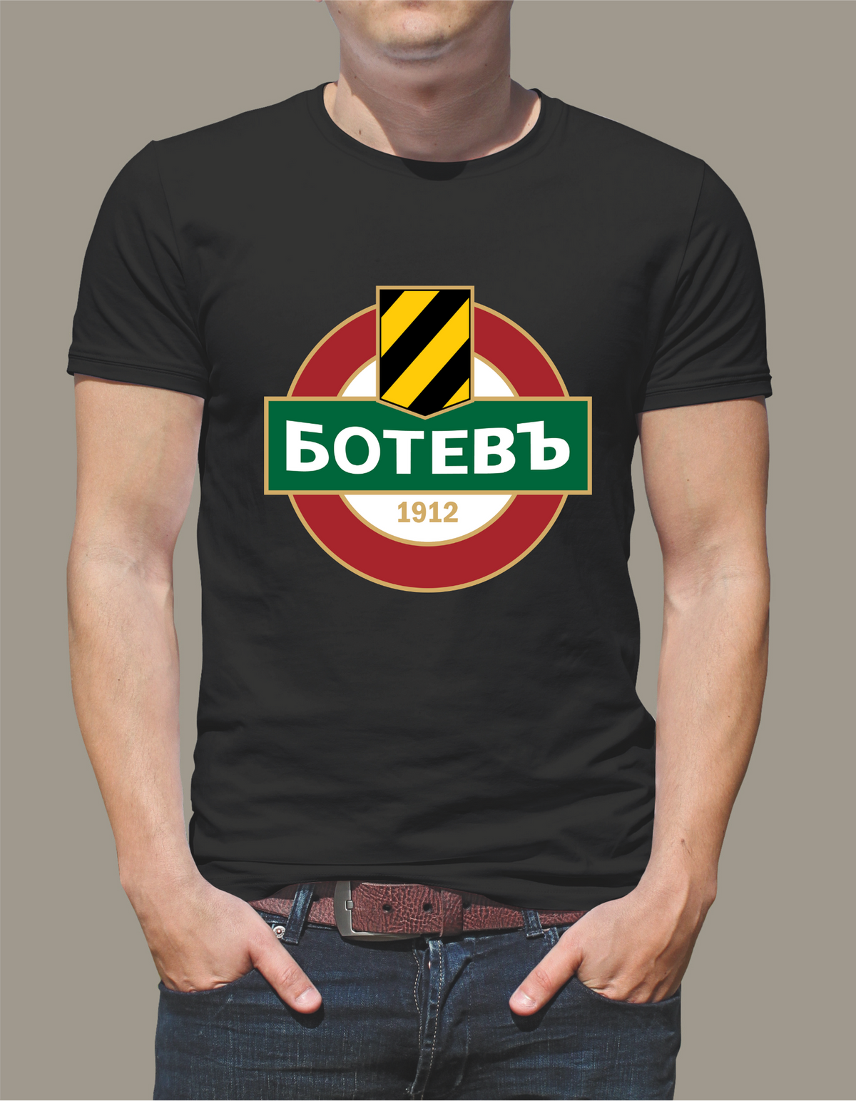Тениска ПФК БОТЕВ – продуктова снимка