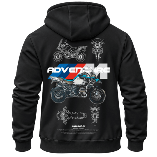 Суитчър Adventure Touring – KM26-003, черен, изглед отзад