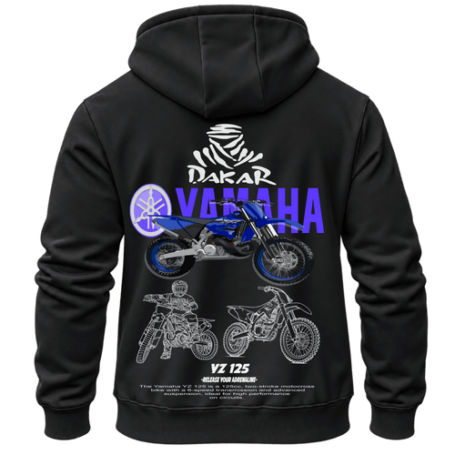 Суитчър Yamaha Dakar XT 125 – KM26-009, черен, изглед отзад