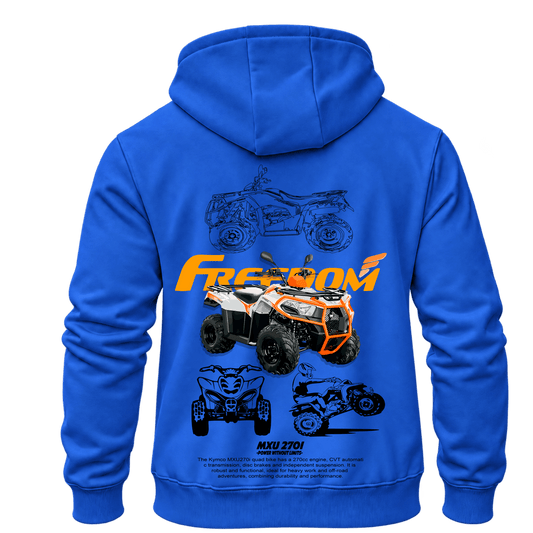 Суитчър Freedom ATV Blue – KM26-032, син, изглед отзад