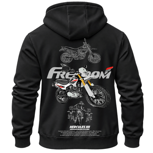 Суитчър Freedom Hercules – KM26-055, черен, изглед отзад