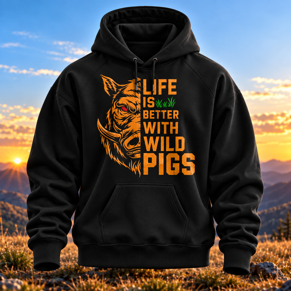 Суитчър LIFE IS BETTER WITH WILD PIGS