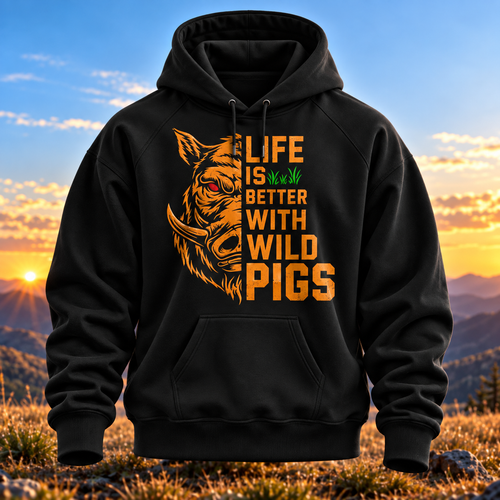 Суитчър LIFE IS BETTER WITH WILD PIGS