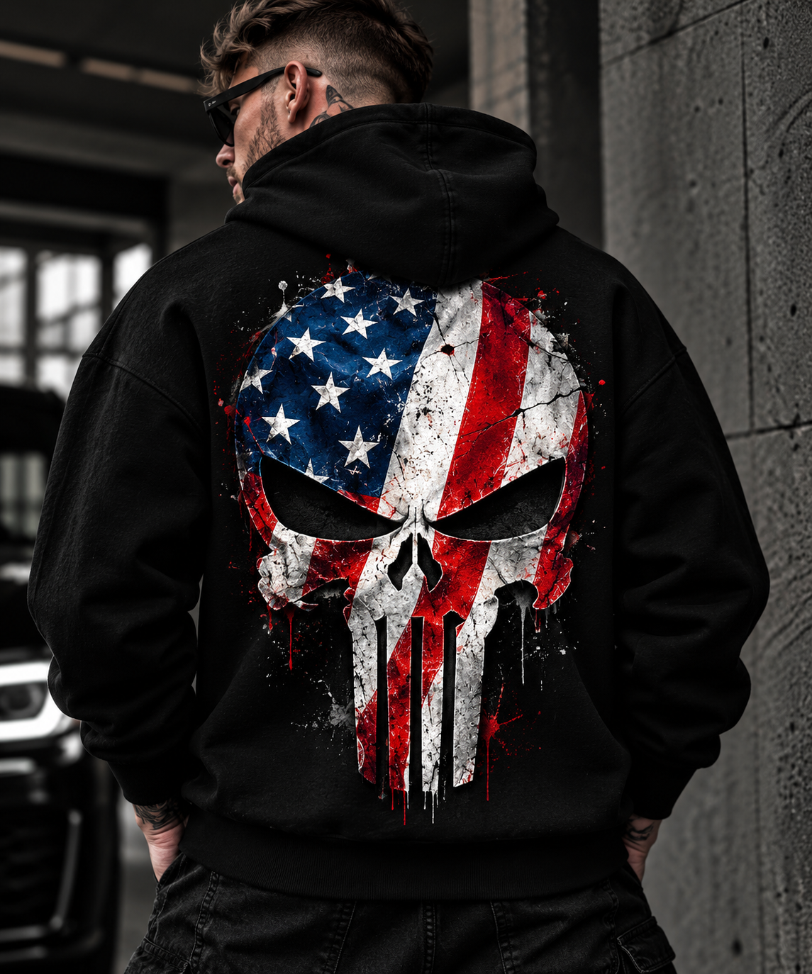 Суитчър American Punisher Skull