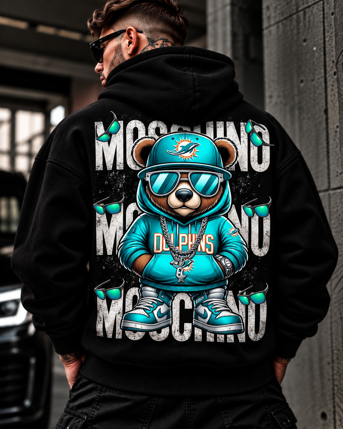 Суитчър Moschino Dolphins Bear