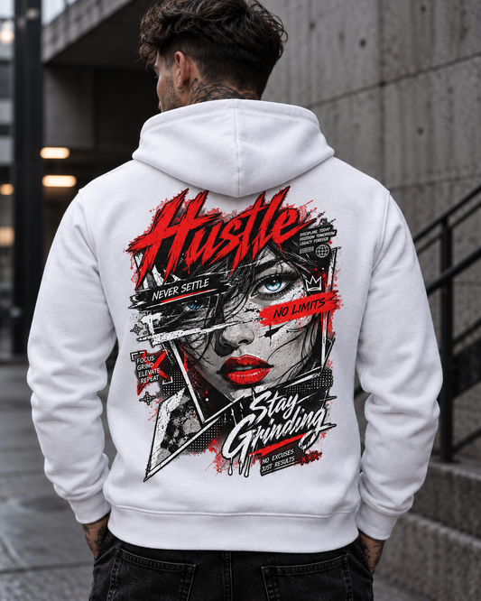 Суитчър Hustle Stay Grinding White