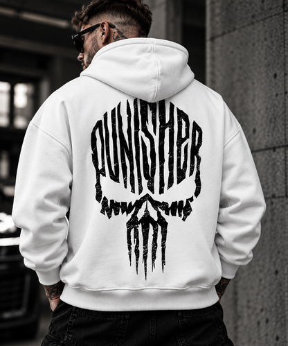 Суитчър Punisher Distressed - гръб