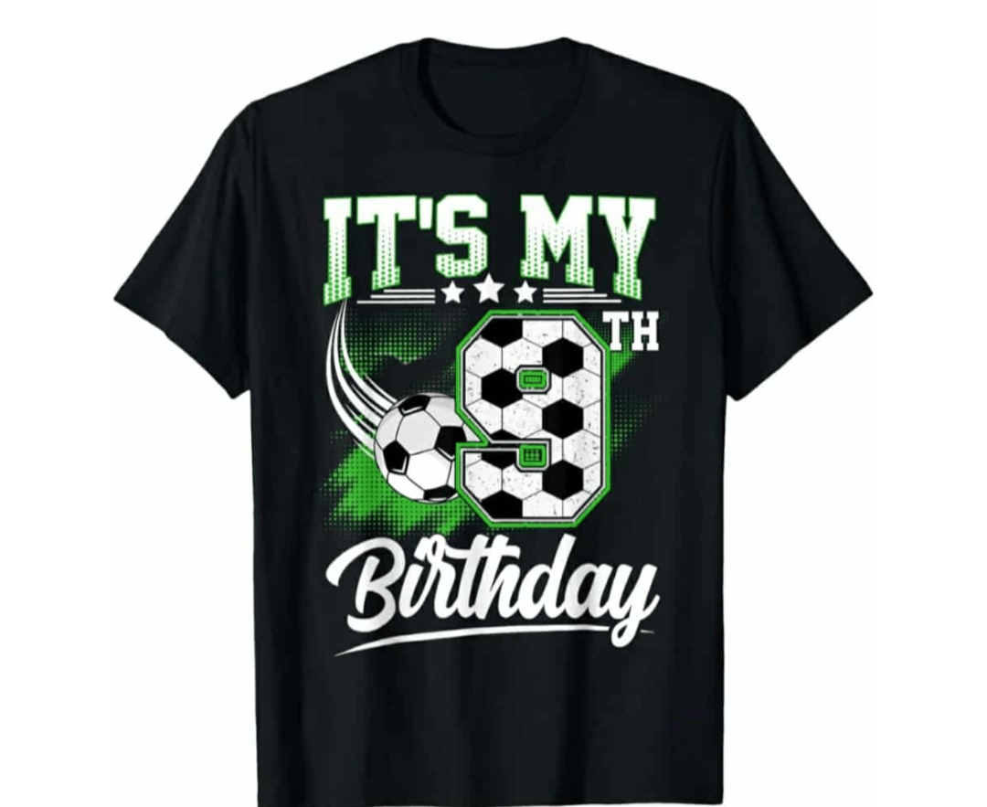 Детска Тениска "Това е моят 9-ти Рожден ден"