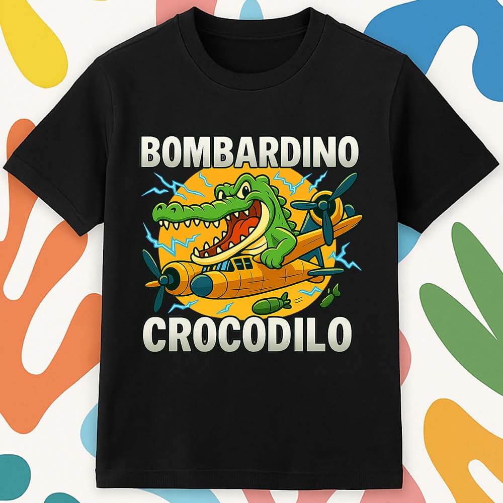 Детска Тениска Бомбардино Крокодило-2